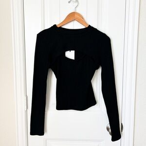 NWT Grey Lab Two Piece Black Sweater Size Small